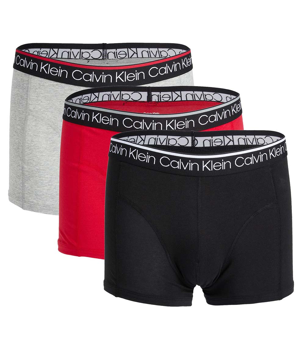 Calvin Klein Multi Color 3 Pack Logo Boxer Trunks for Men Online India at