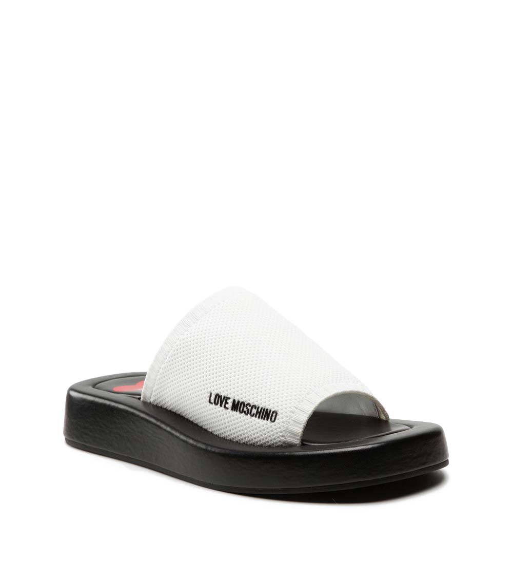 Love moschino 2025 slide sandals