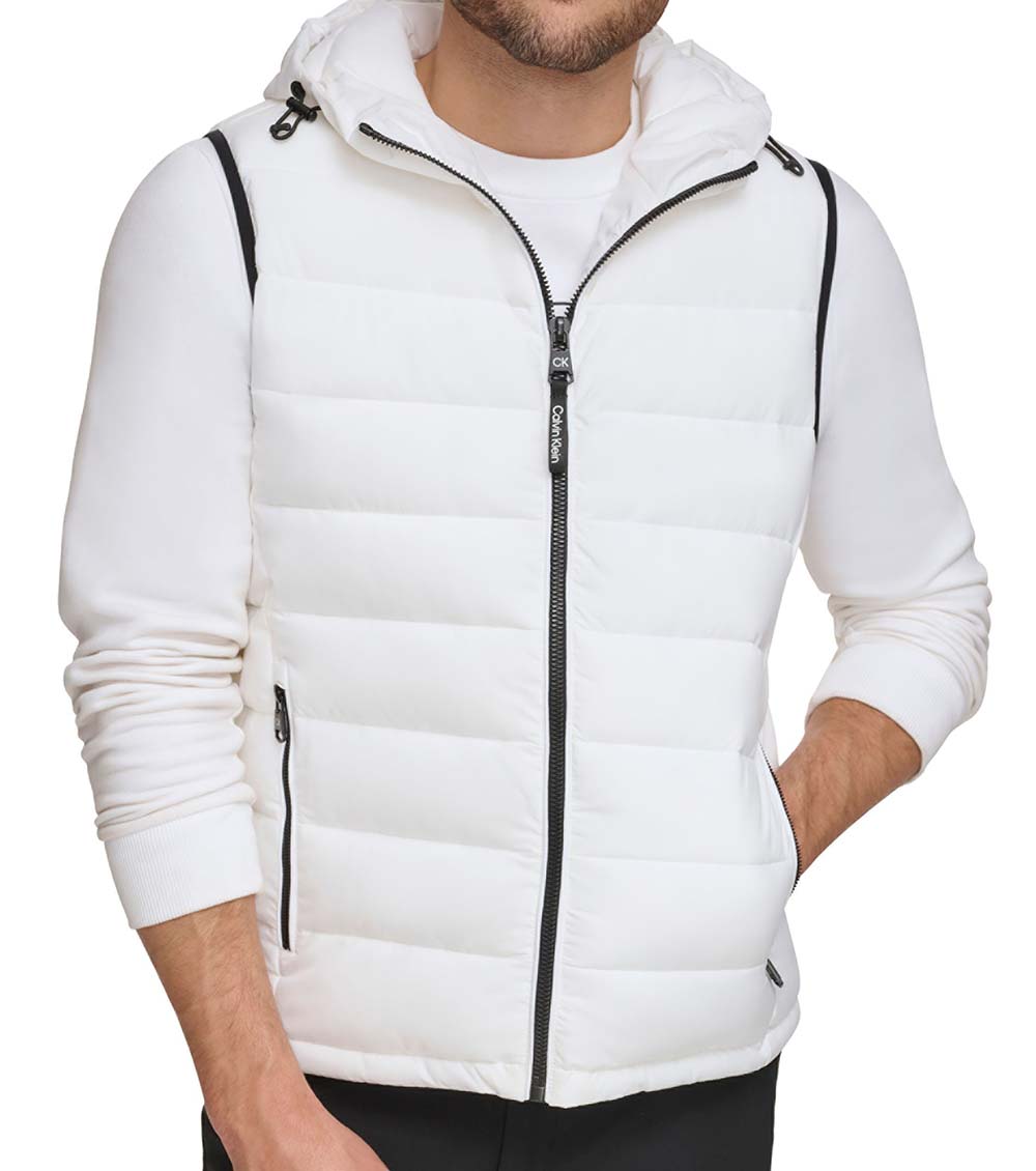 Calvin klein outlet puffer vest mens