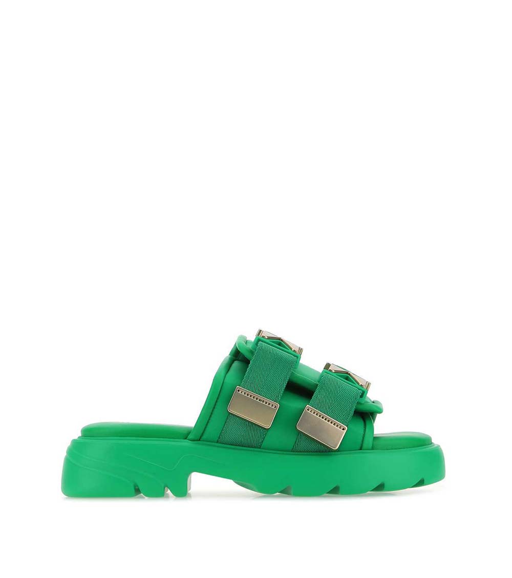 Bottega veneta green sandals new arrivals