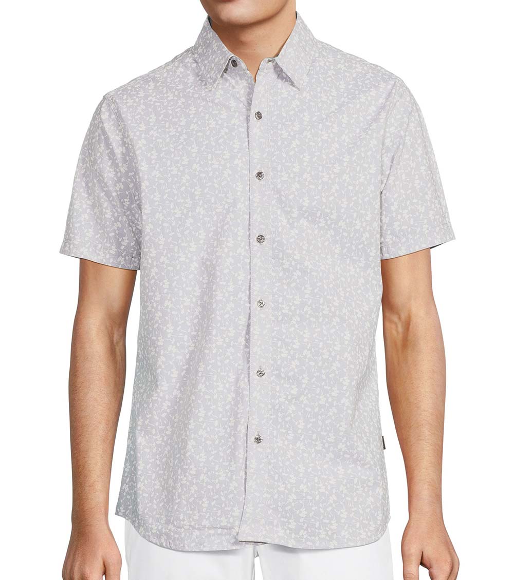 Rsq Floral Button Up Shirt - Off-White - Small