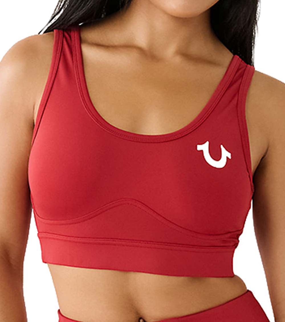 True Religion Red Corset Sports Bra Top for Women Online India at