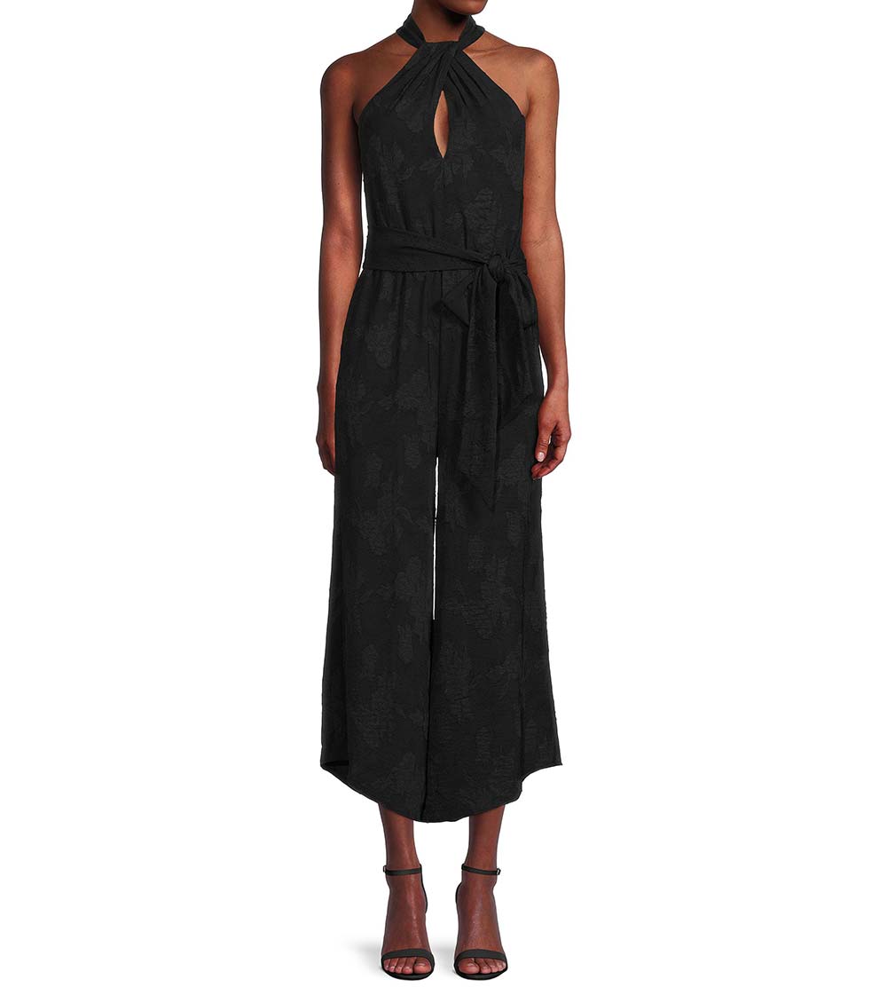 BCBGMaxazria Black Halterneck Jumpsuit for Women Online India at