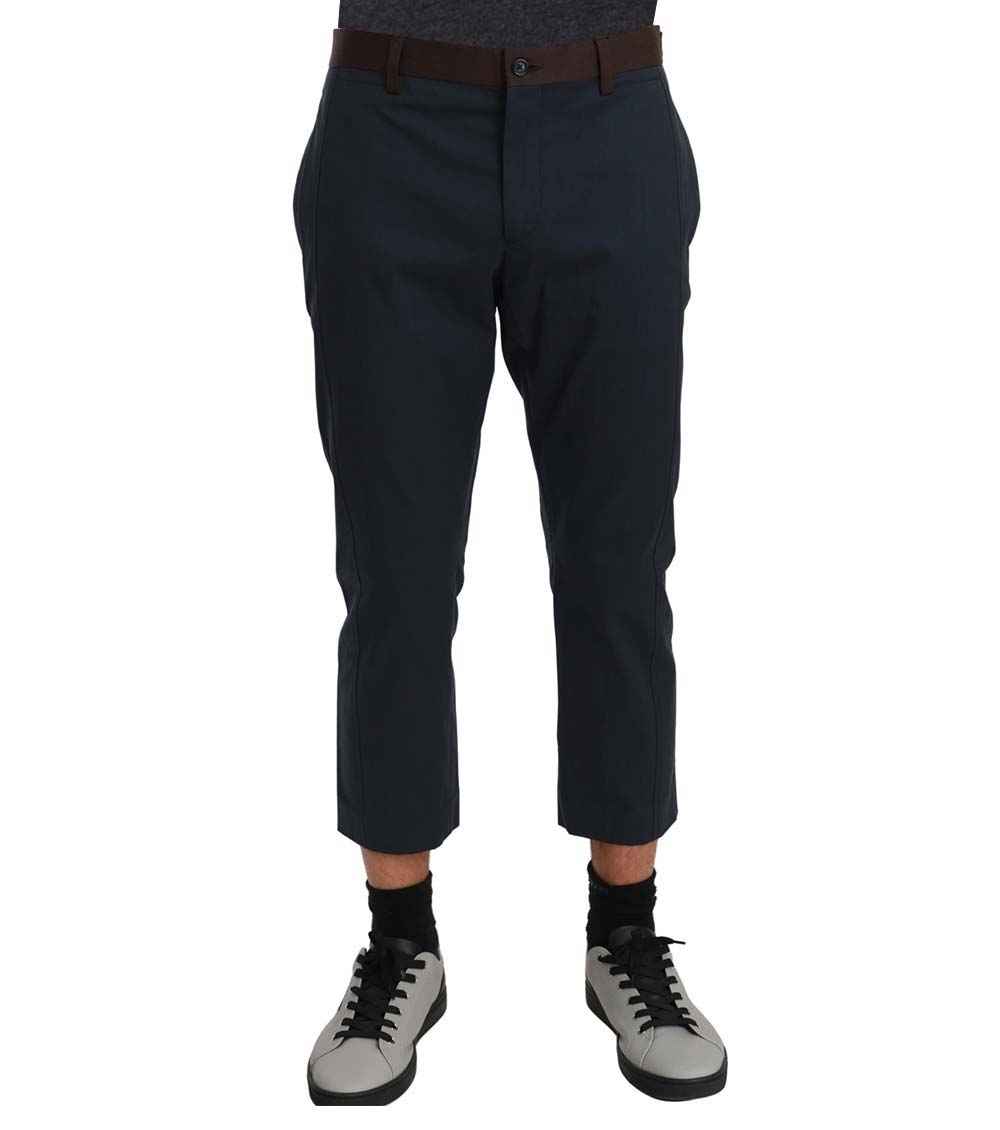 Buy ALLEN SOLLY Textured Polyester Stretch Crop Fit Mens Casual Trousers   Shoppers Stop