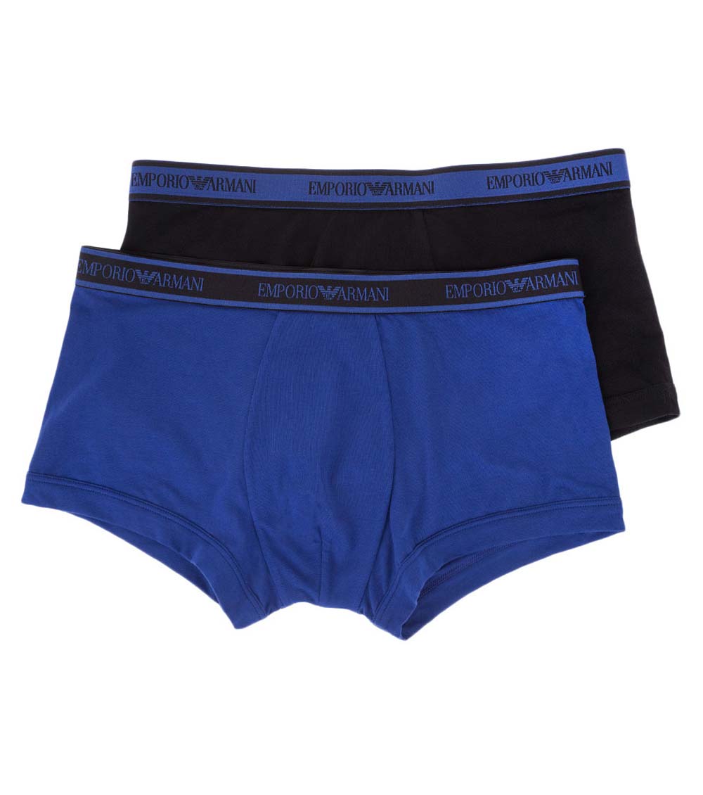 Emporio Armani Blue Logo Waistband Boxers for Men Online India at