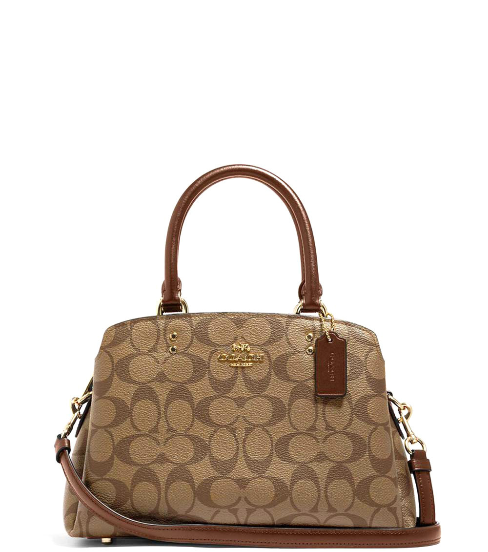 Coach Khaki Saddle Lillie Small Satchel for Women Online India at