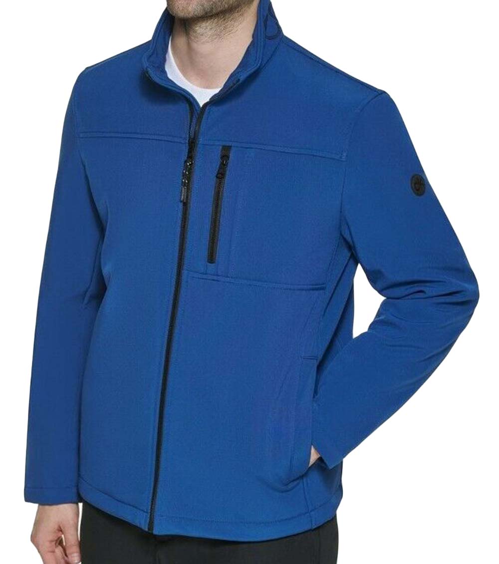 Blue calvin klein outlet coat