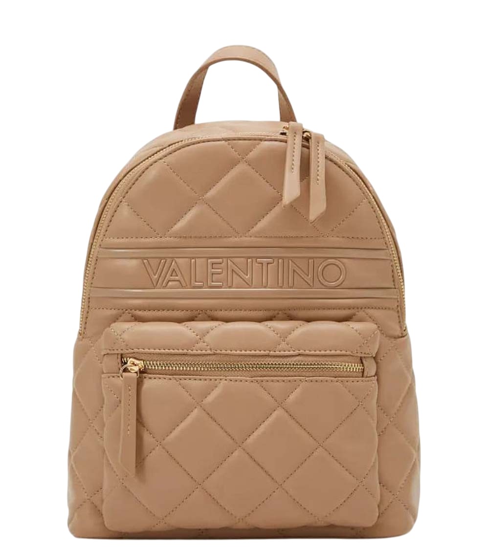 Mario Valentino Beige Ada Medium Backpack for Women Online  display picture 1