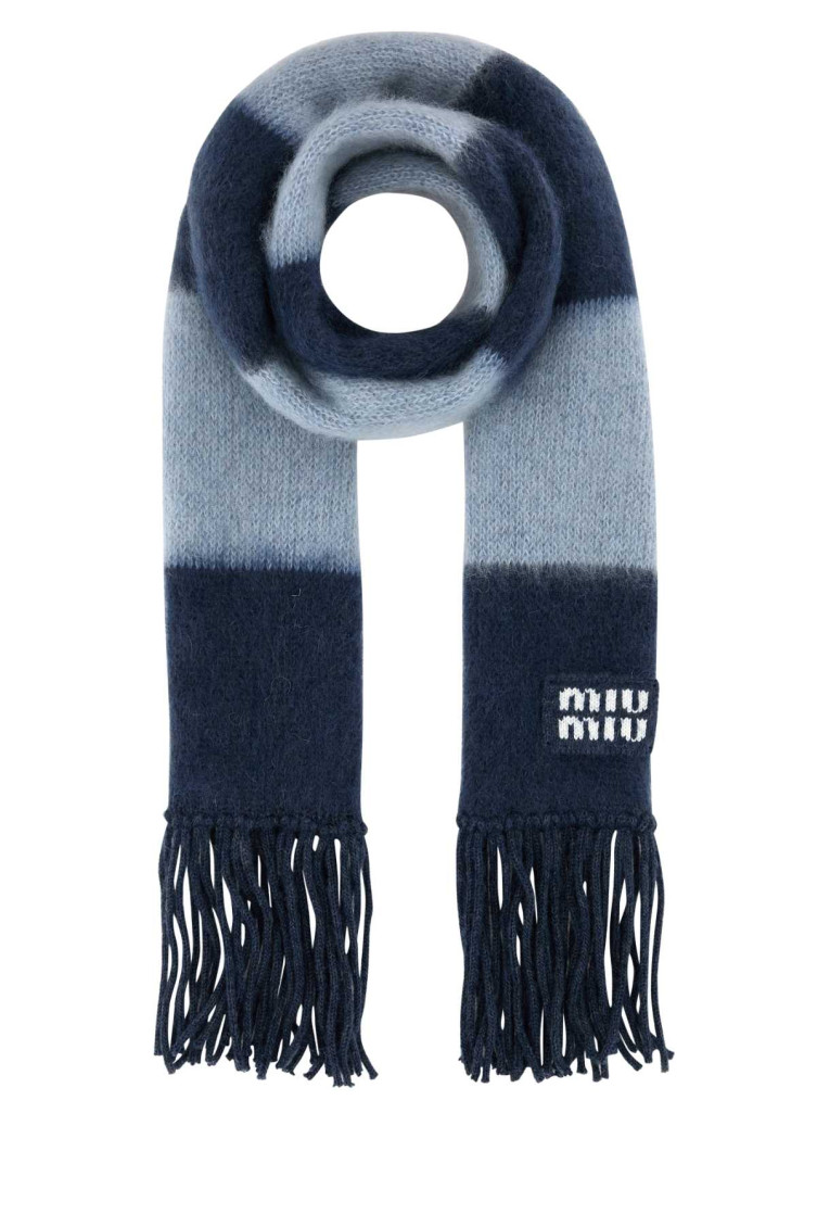 Miu Miu Scarves And Foulards In Blue