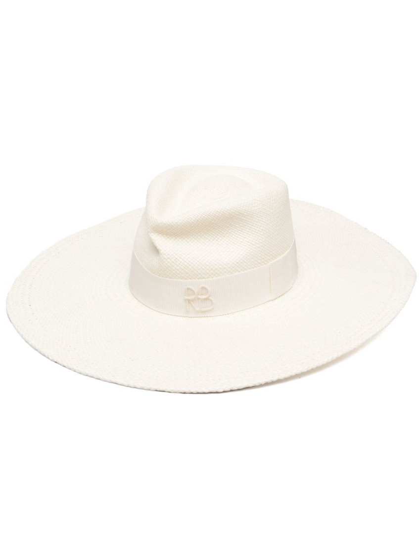 Ruslan Baginskiy White Fedora Straw Hat