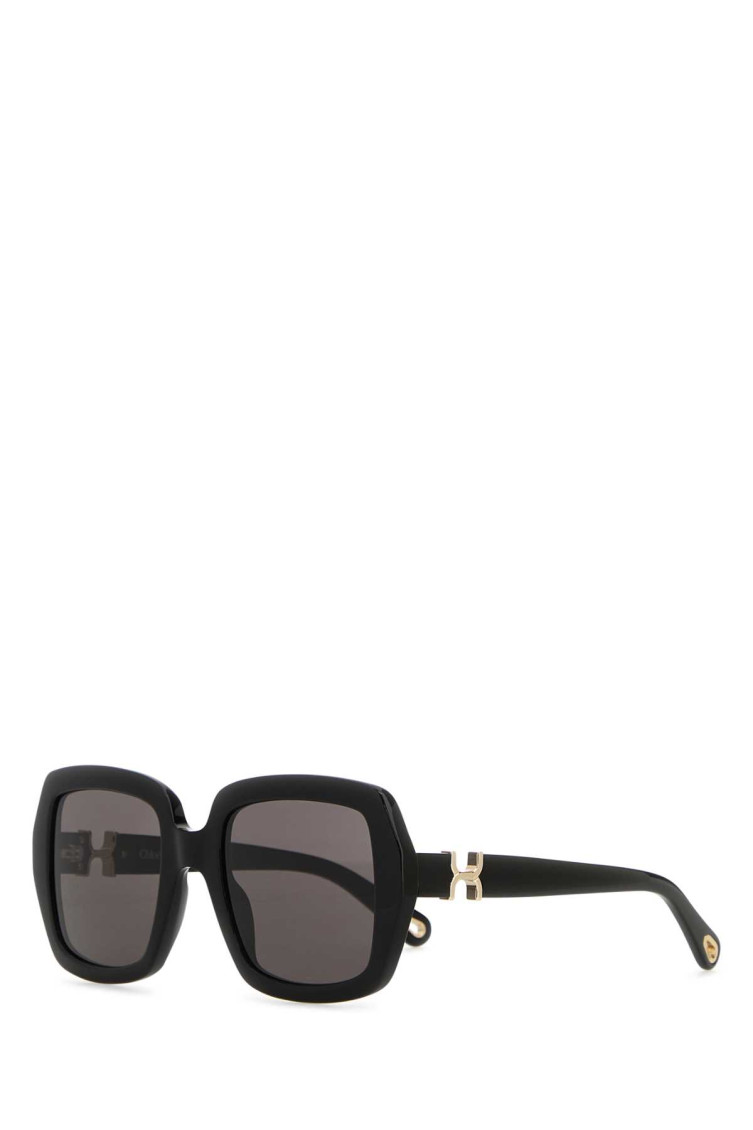 Chloé Black Acetate Marcie Sunglasses