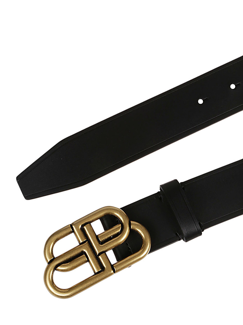Balenciaga Black Bb Large Belt for Men Online India at Darveys.com