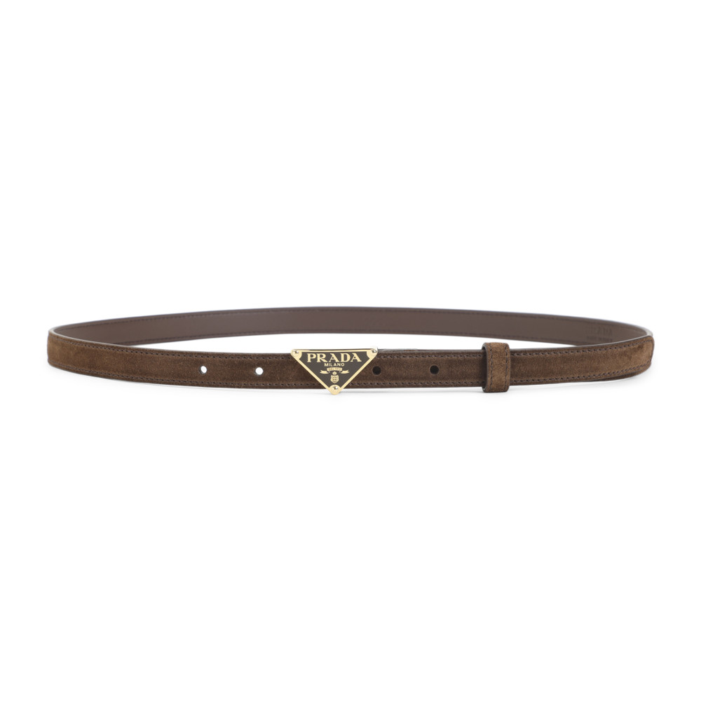 Prada Adjustable Strap Belt For Perfect Fit In Brown