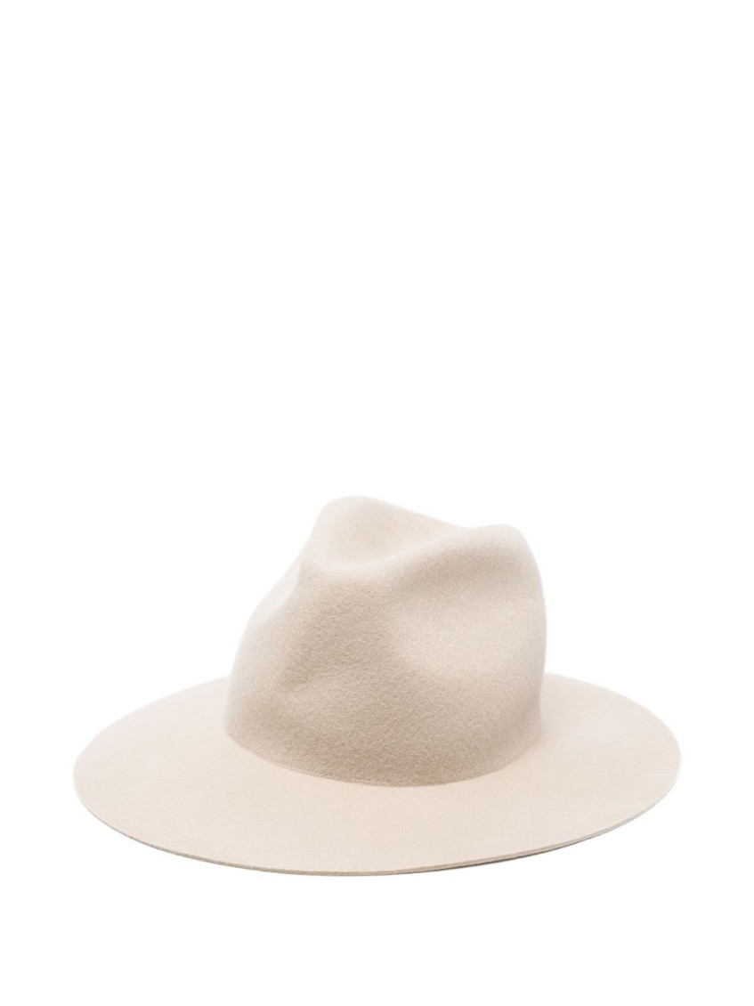 Forte Forte Embellished Wool-felt Hat In Sand