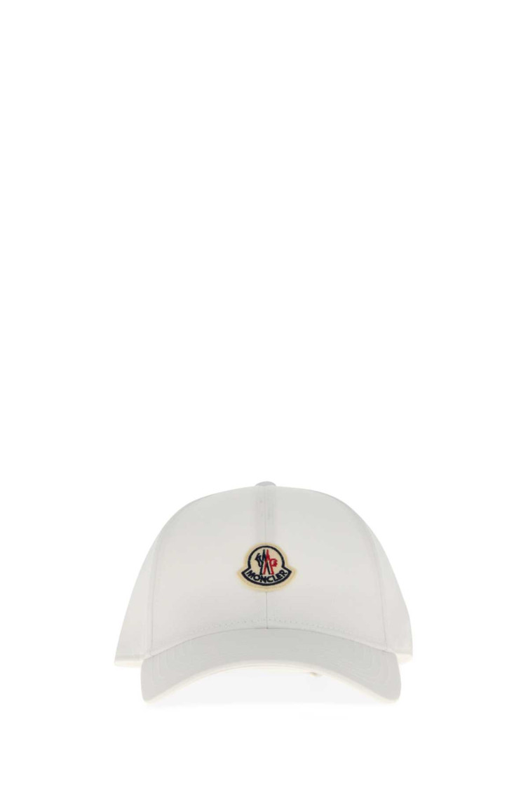Moncler Logo Baseball Cap In White