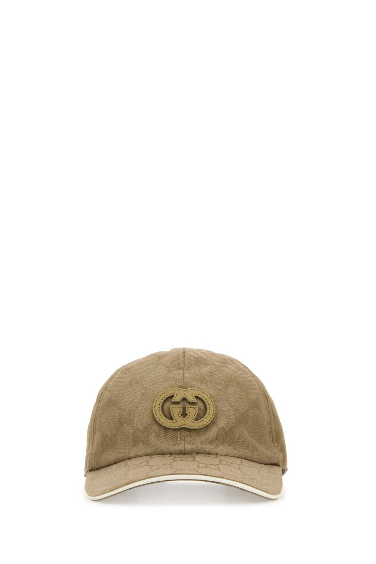 Gucci Men Cappuccino Gg Fabric Baseball Cap In Brown