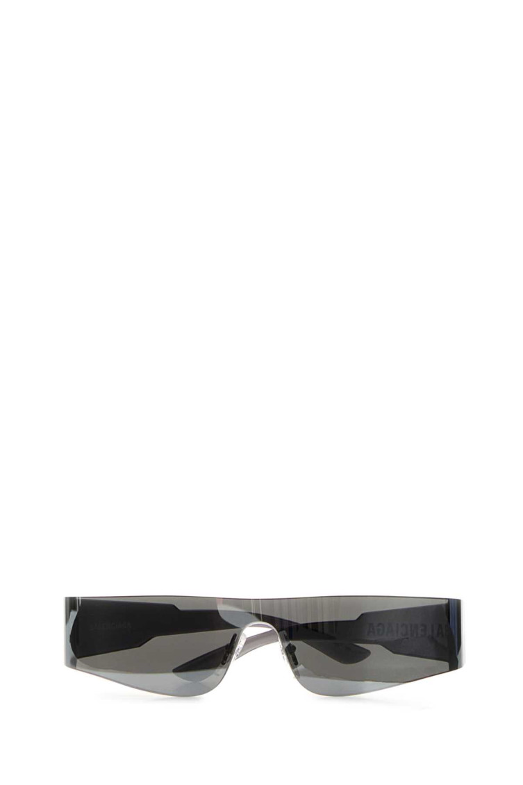 Balenciaga Silver Mono Rectangle Sunglasses for Women Online