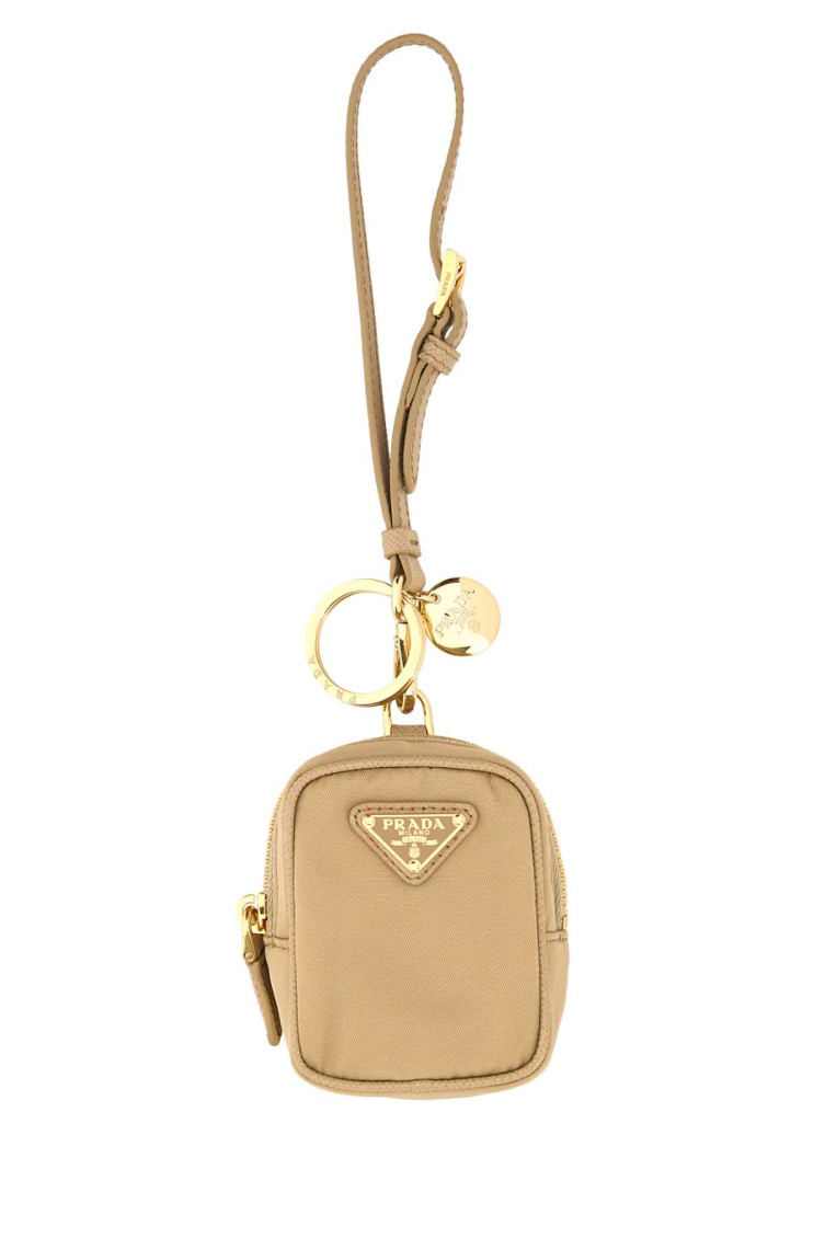 Prada Beige Re-edition 1978 Keychain