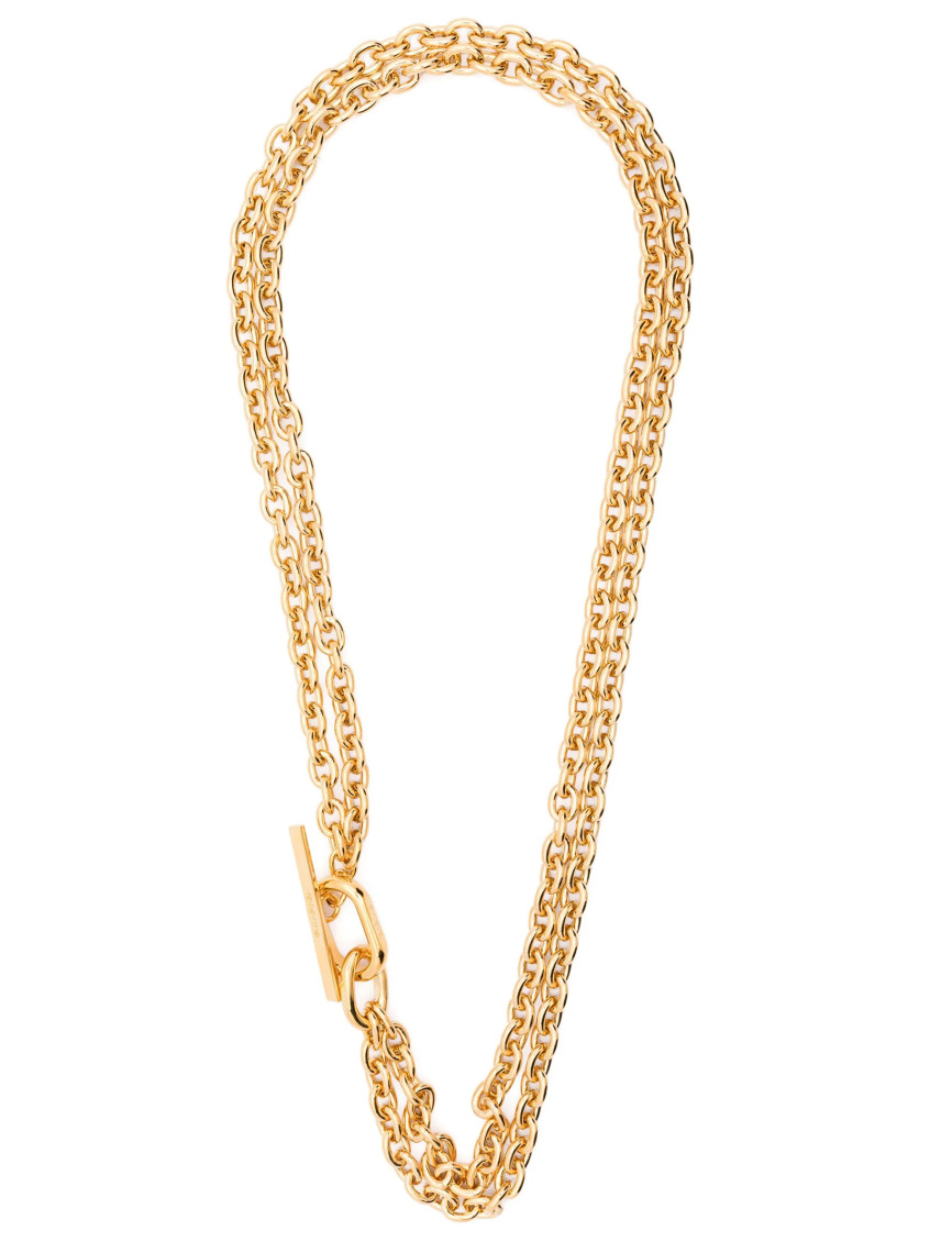 Rabanne Golden Xs Link Necklace In Golden