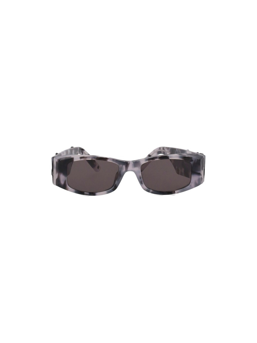 Palm Angels Rectangular Shell Frame Sunglasses