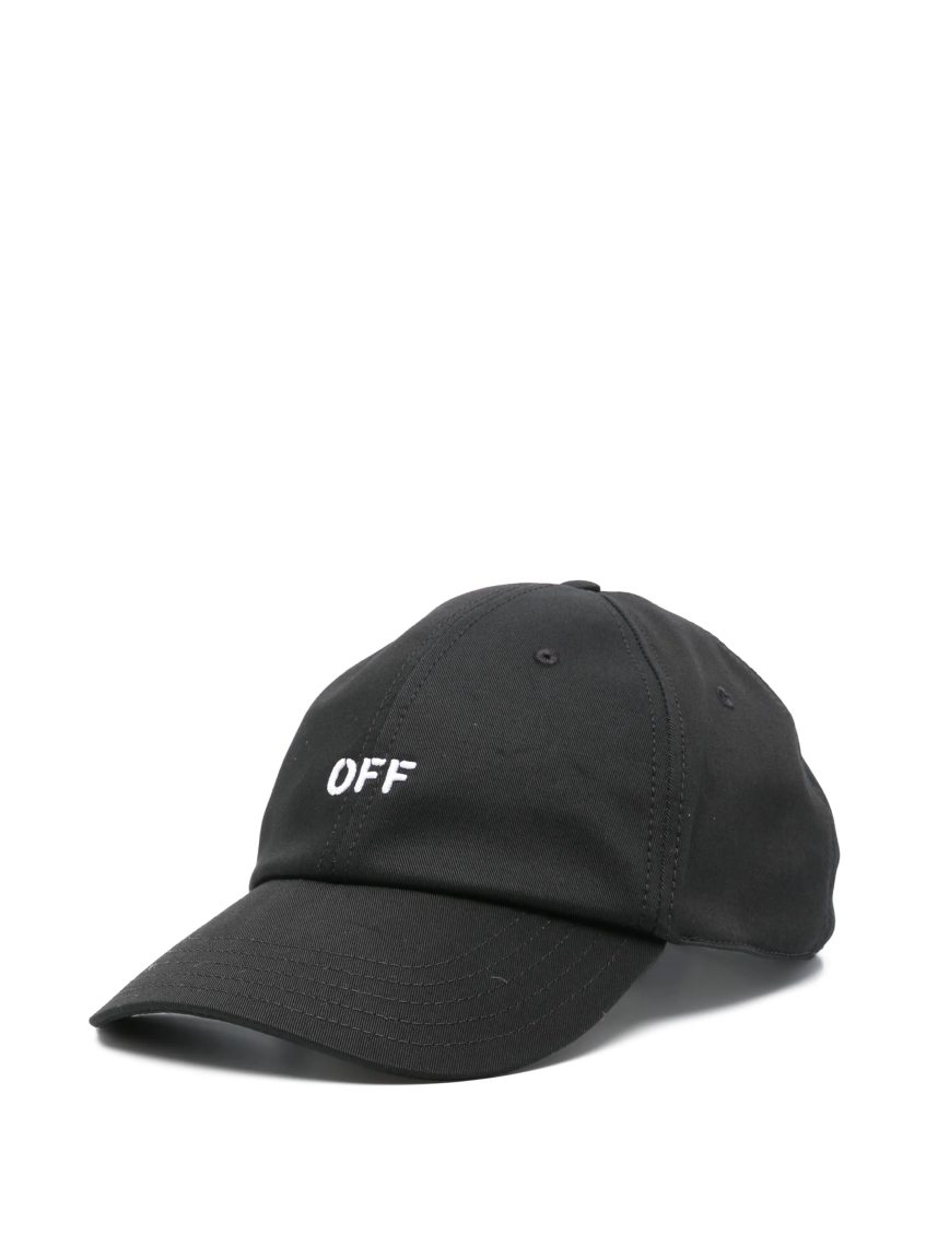 Off-white Logo-embroidered Baseball Cap With Curved Peak