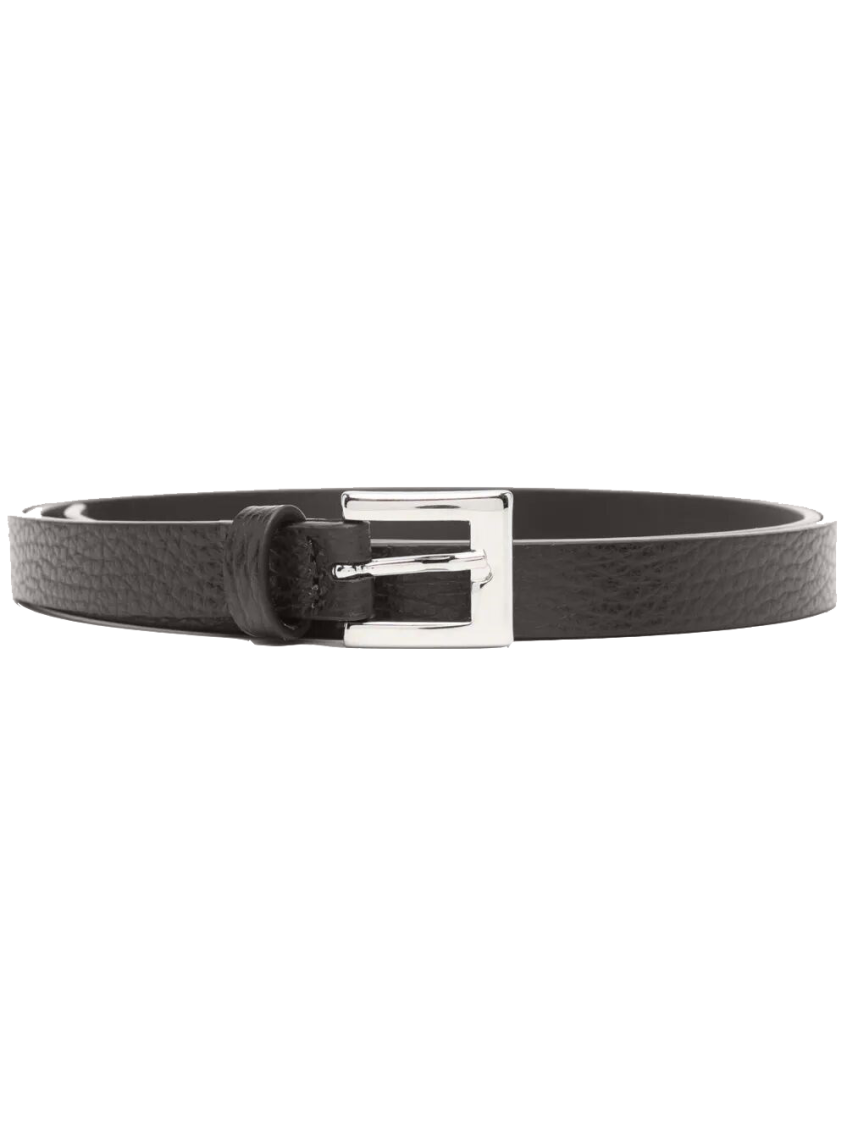 P.a.r.o.s.h Dark Brown Bobelt Leather Belt