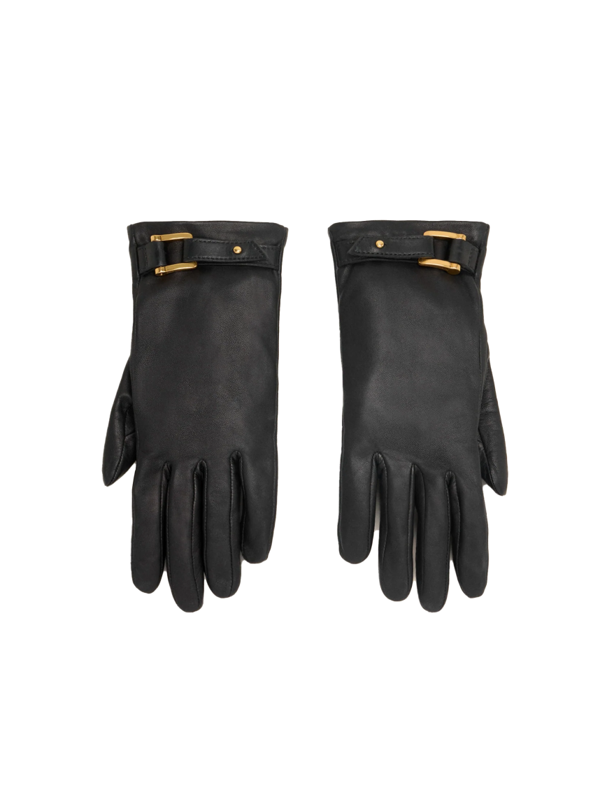 Ami Alexandre Mattiussi Ami Paris Strap Detail Gloves