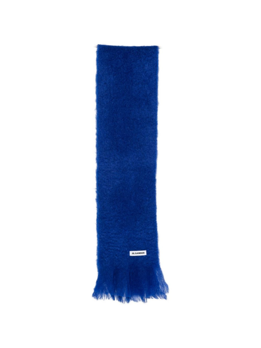 Jil Sander Royal Blue Textured Scarf for Women Online India at