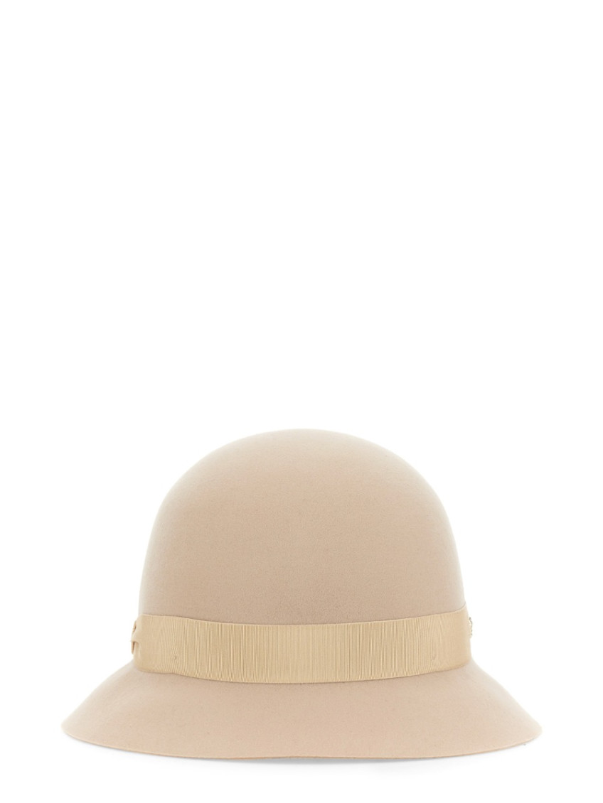 Helen Kaminski Beige Solid Bucket Hat In Pink