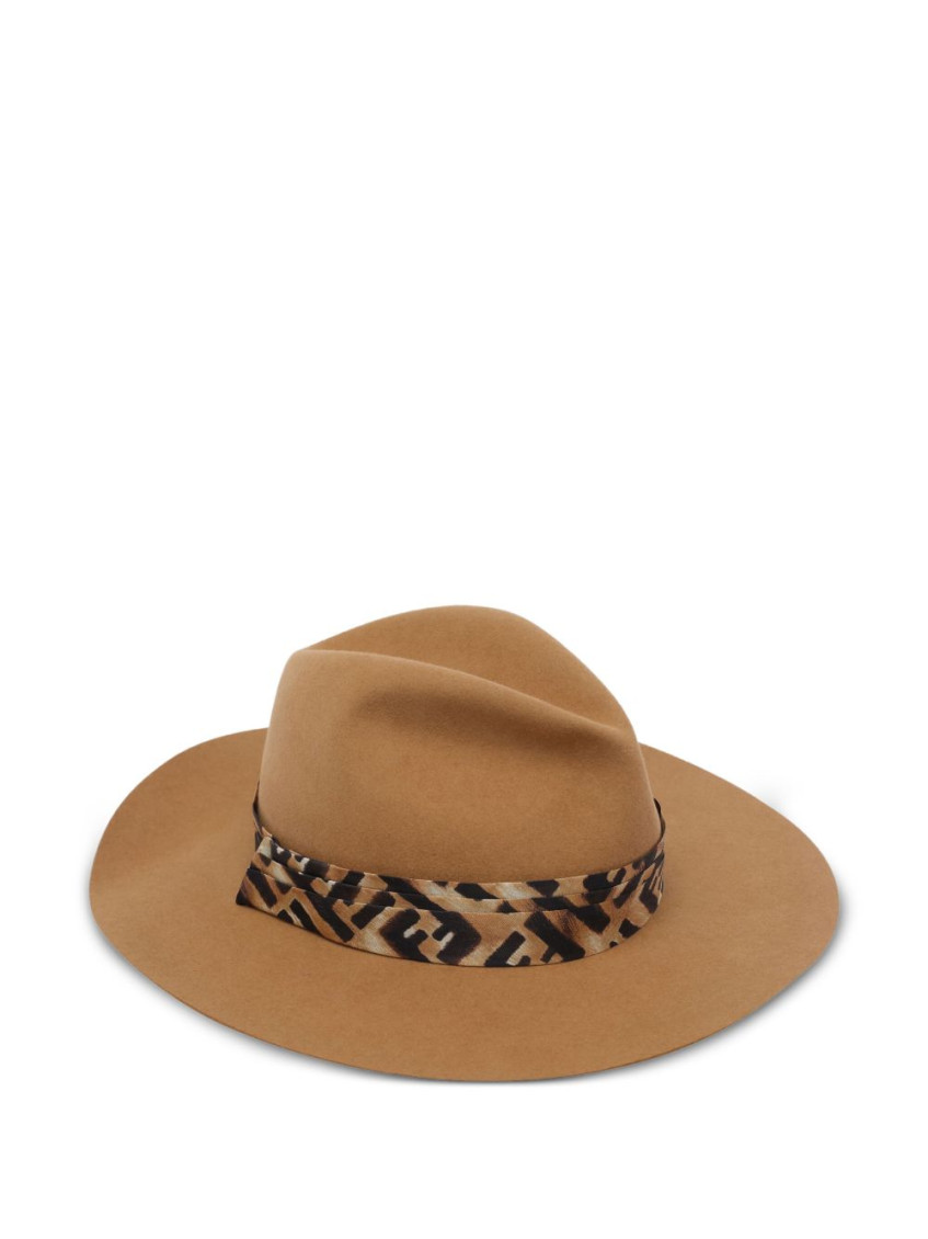 BRAND NEW FENDI WOOL BROWN FEDORA HAT AUTHENTIC! $1K BRAND NEW FENDI WOOL BROWN FEDORA HAT AUTHENTIC! | eBay main image 4