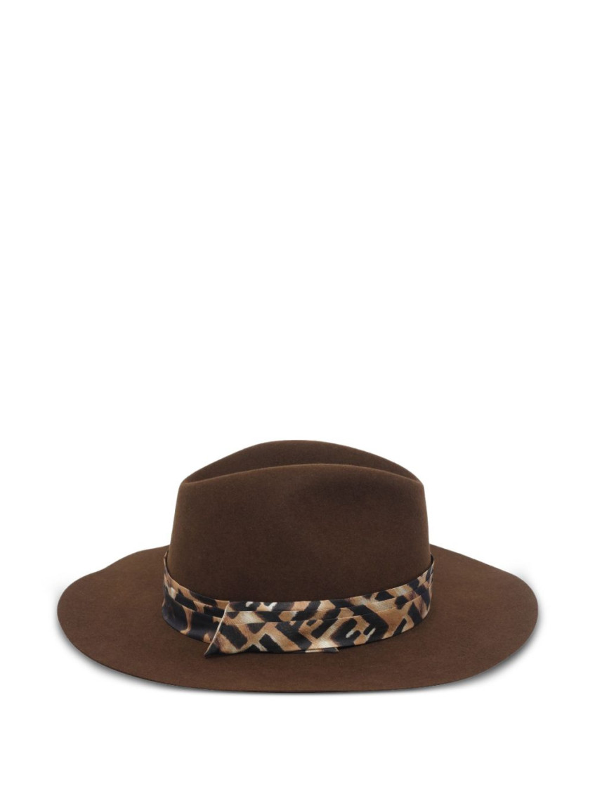 BRAND NEW FENDI WOOL BROWN FEDORA HAT AUTHENTIC! $1K BRAND NEW FENDI WOOL BROWN FEDORA HAT AUTHENTIC! | eBay main image 2