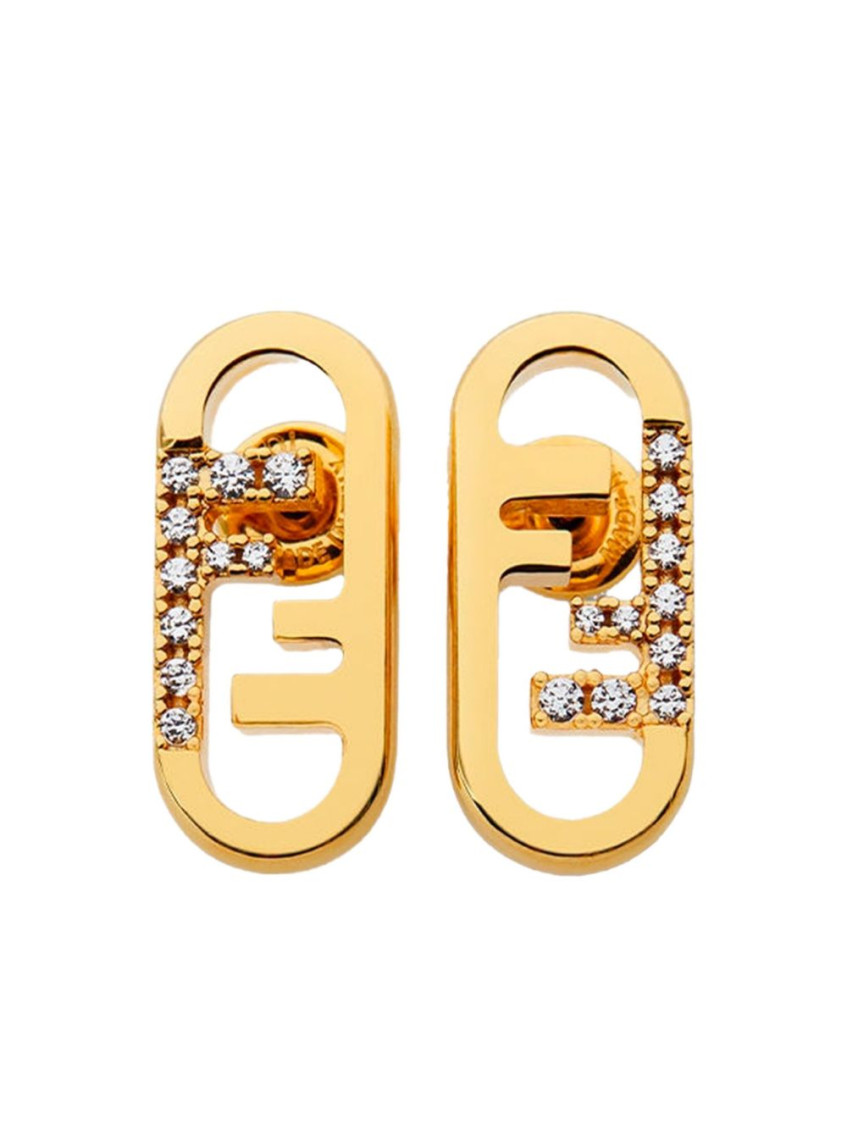 Fendi Golden Olock Earrings