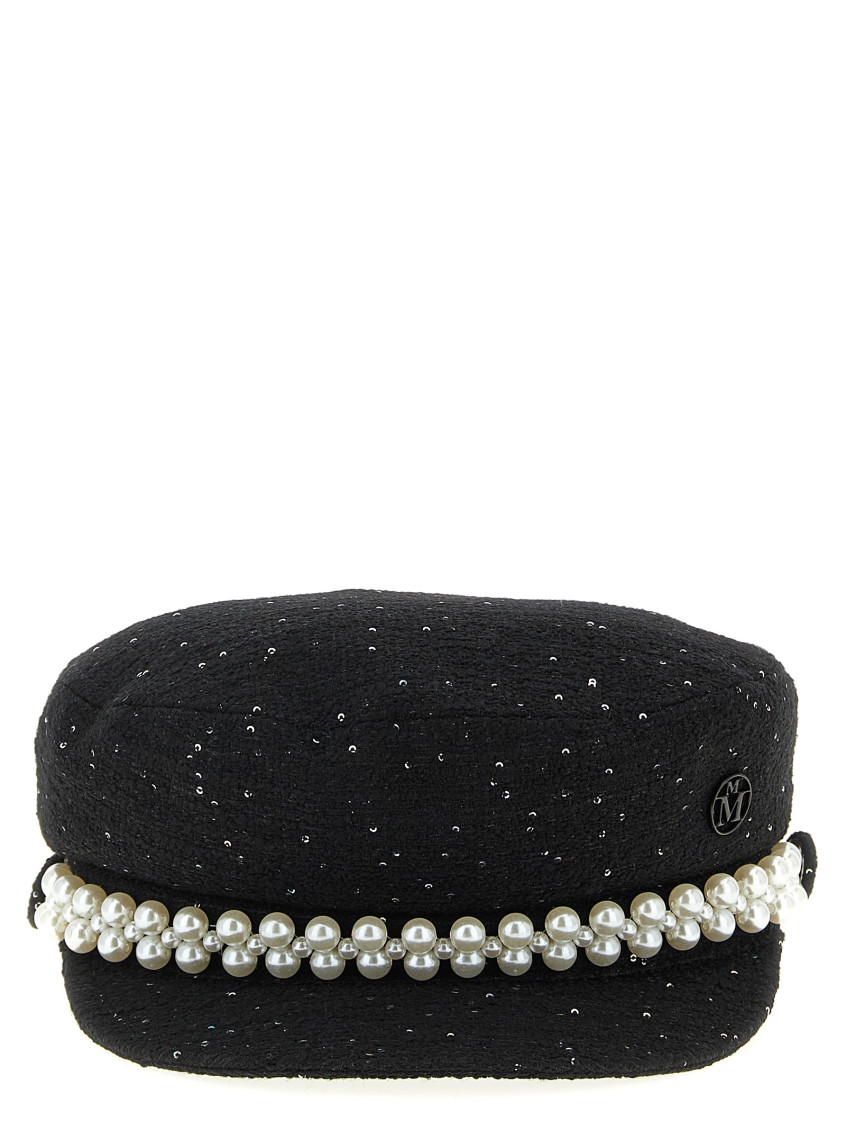 Maison Michel Black New Abby Hat