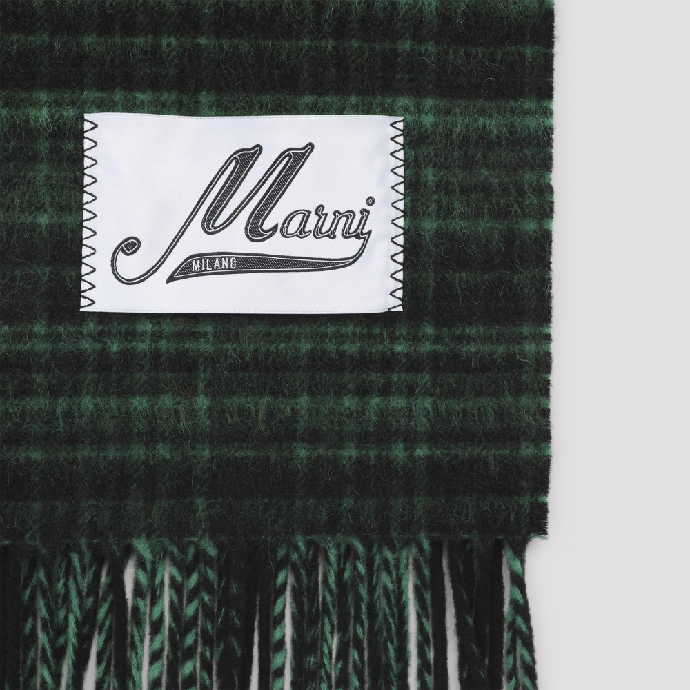 paranoid spiky scarf スカーフ マフラー tttmsw Marni Black Checked Scarves for Men Online India at Darveys.com