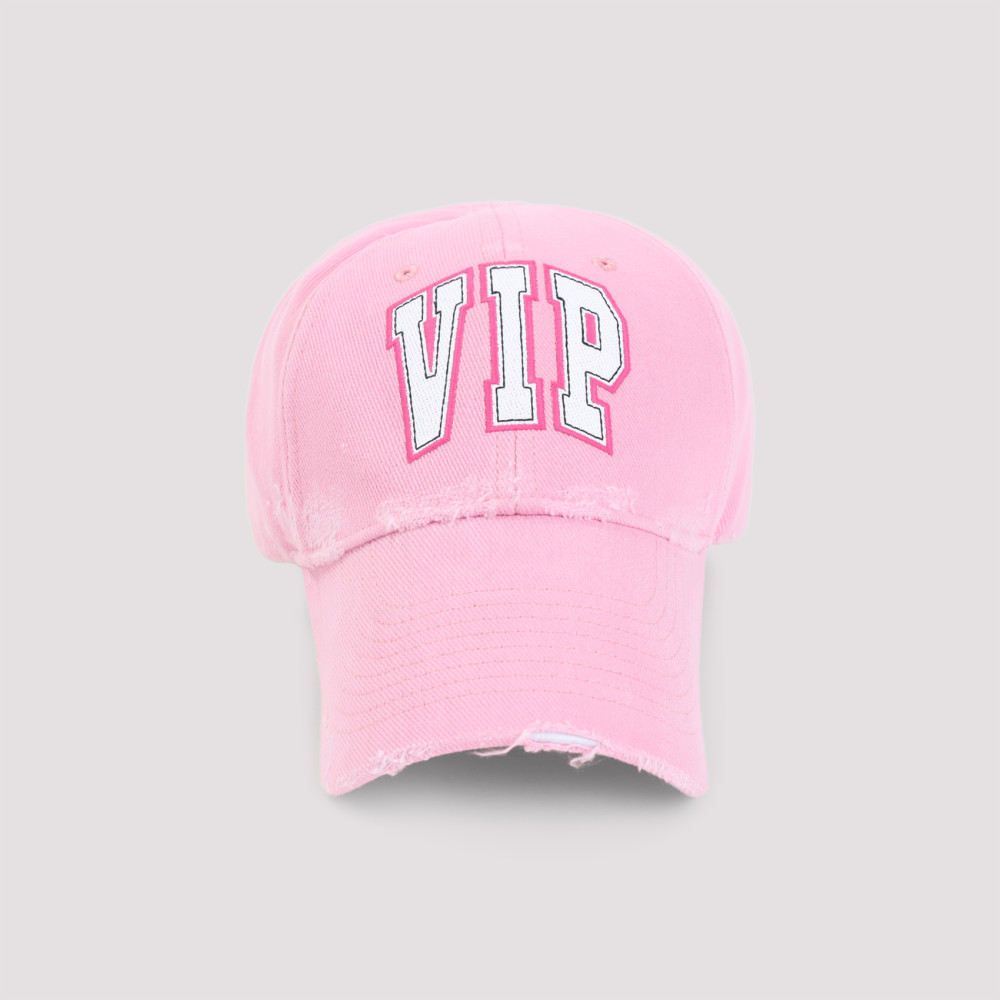 Balenciaga Pink Vip Logo Baseball Hat