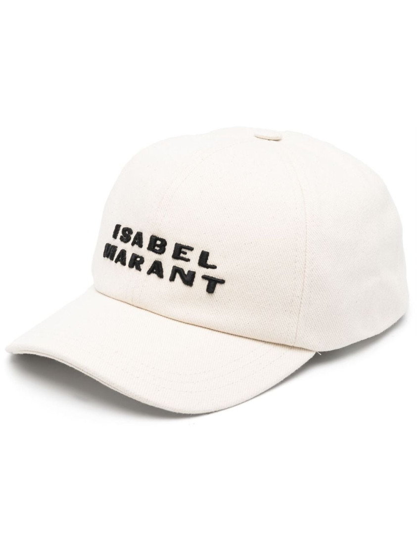 Isabel Marant Trucker Cap "tyron" Curved Brim In Off White