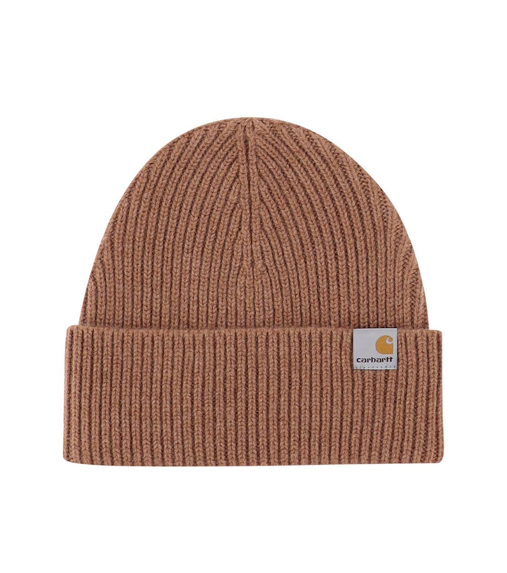 Carhartt Wool Blend Beanie In Brown
