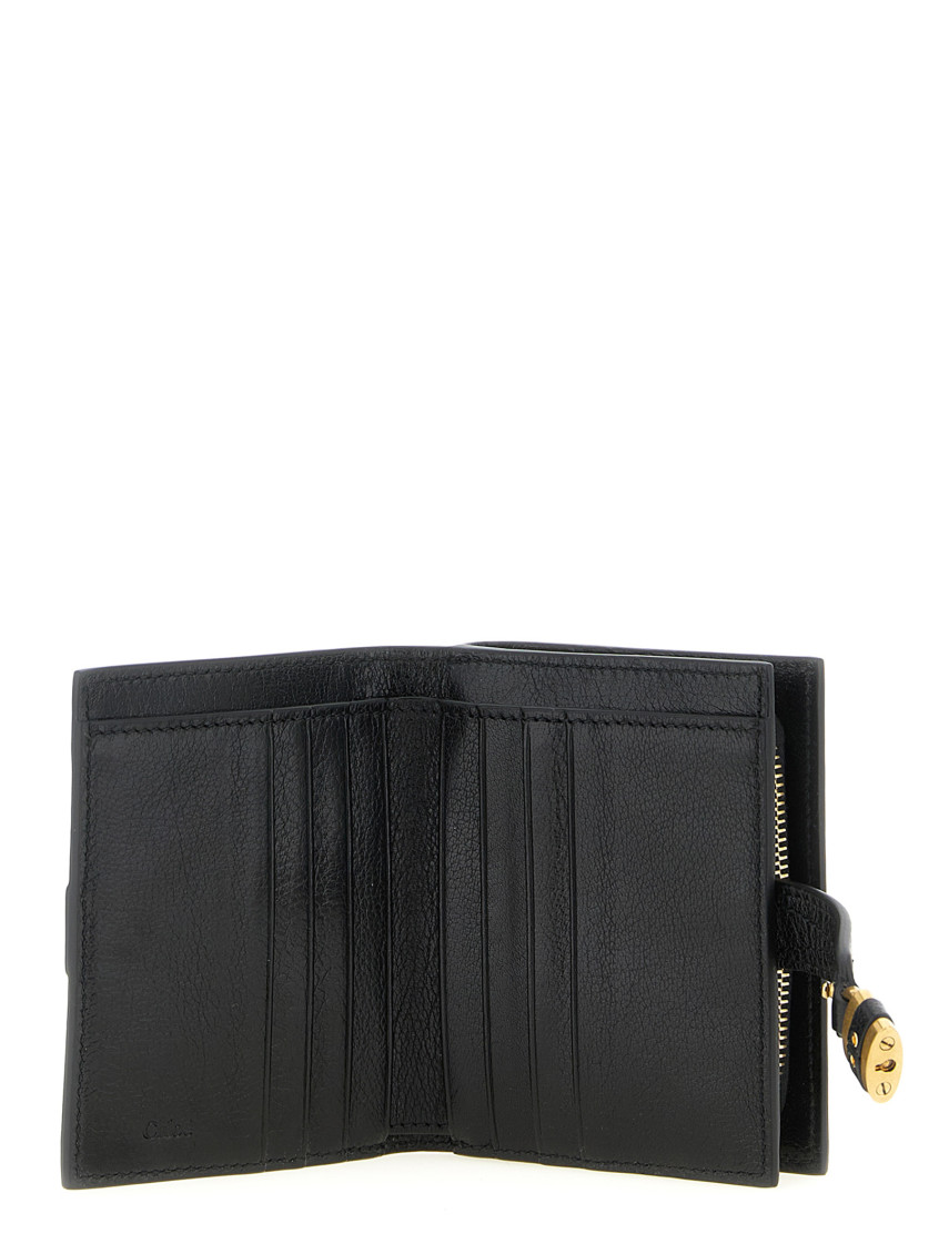 Chloe Black Textured Waller