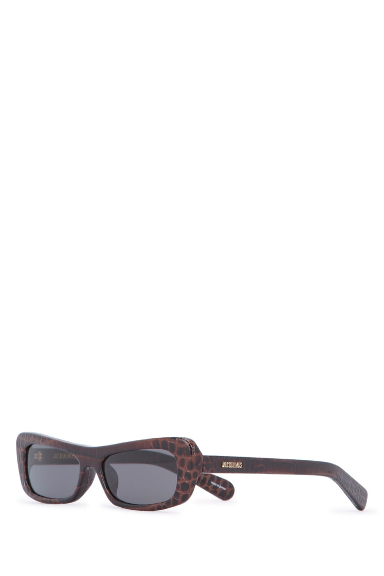 Jacquemus Dark Brown Sunglasses The Curvo sunglasses by JACQUEMUS | Official website main image 3