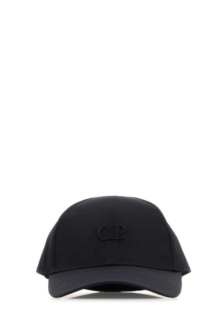 C.p. Company Midnight Blue Tonal Logo Baseball Cap In Navy Blue