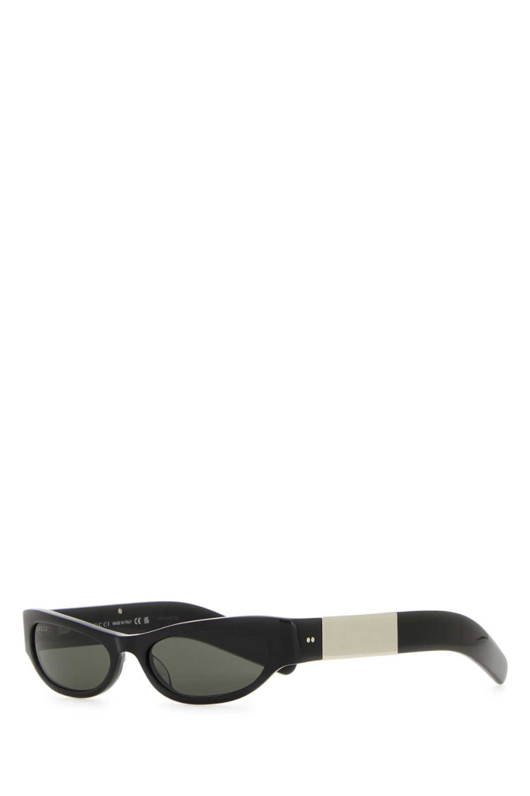 Gucci Black Cat Eye Sunglasses In Black