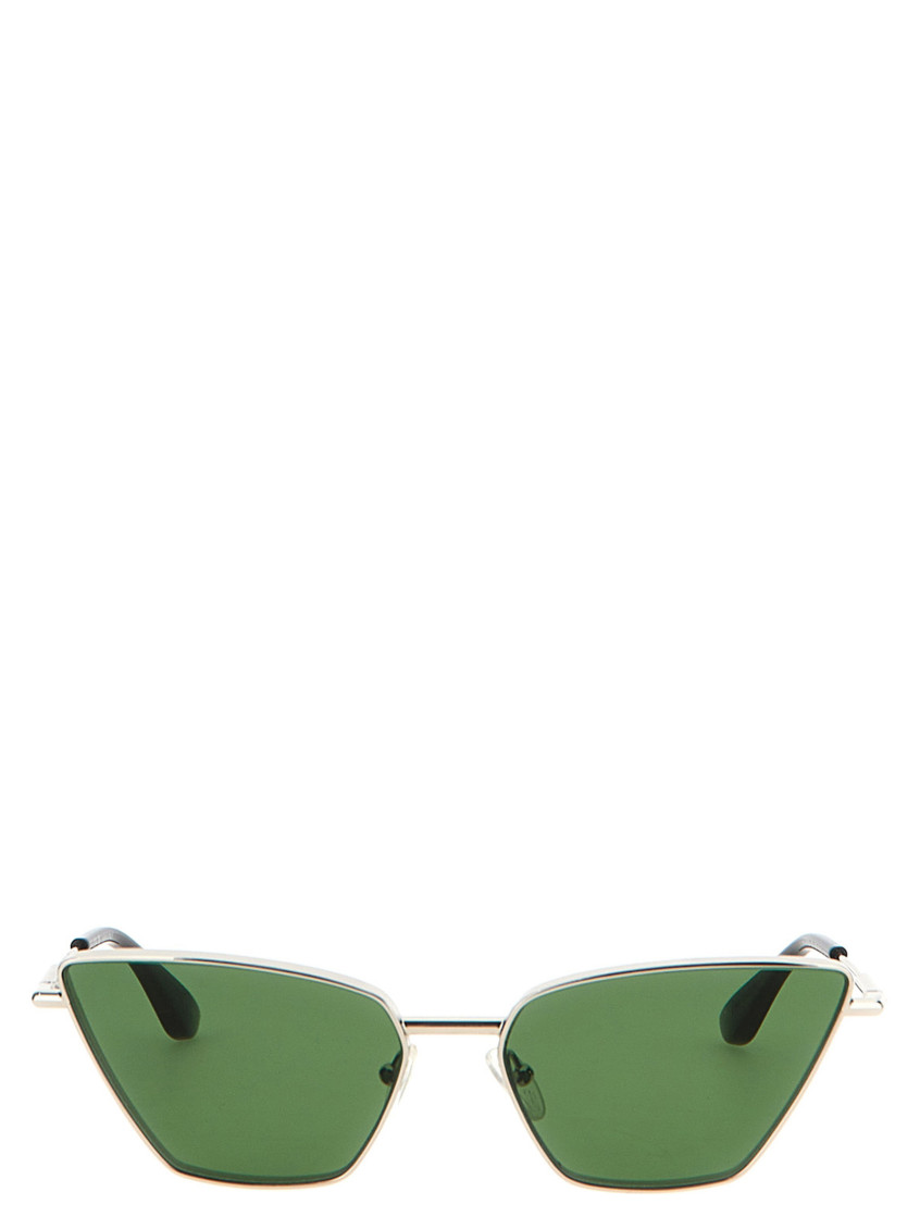 Alexander Mcqueen Cat-eye Sunglasses Multicolor In Silver