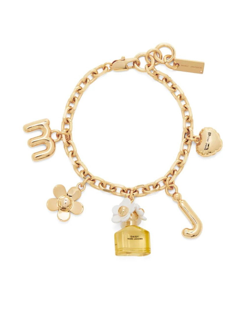 Marc Jacobs Golden Logo The Mini Icon Bracelet