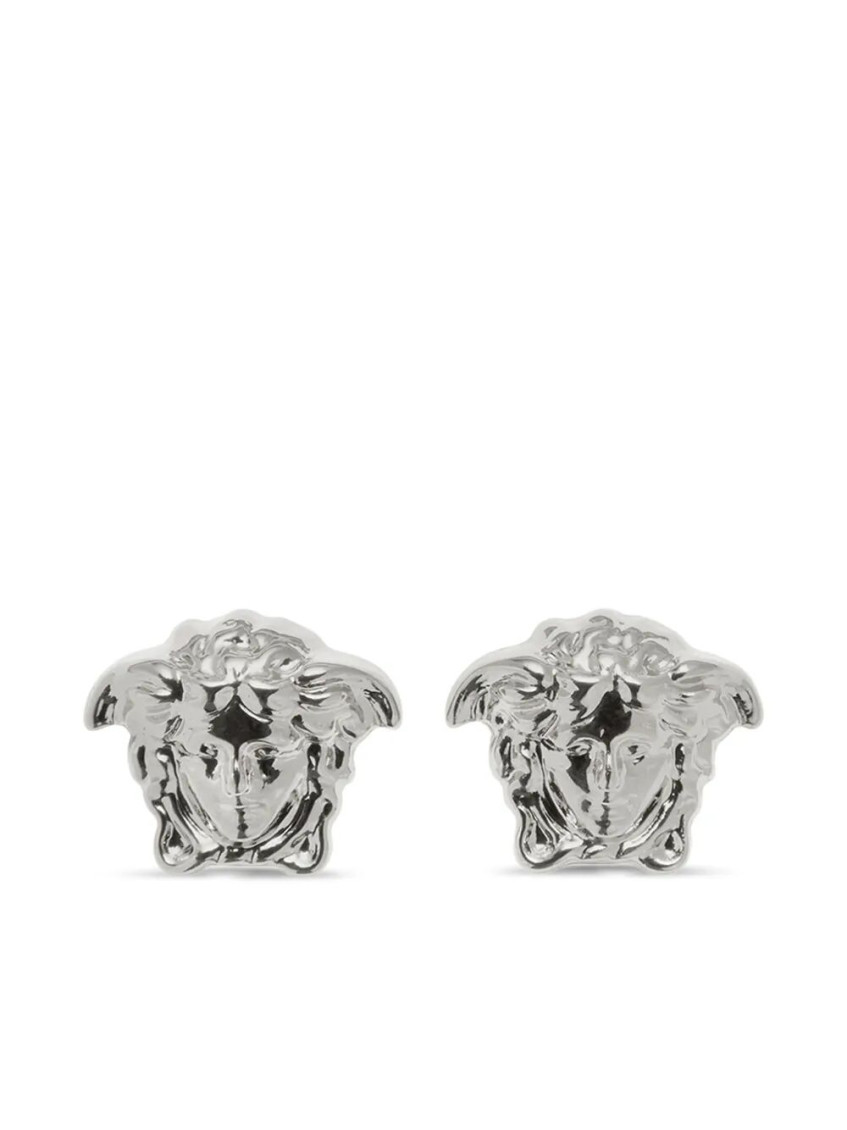 Versace Jellyfish Stud Earrings Accessories In Metallic