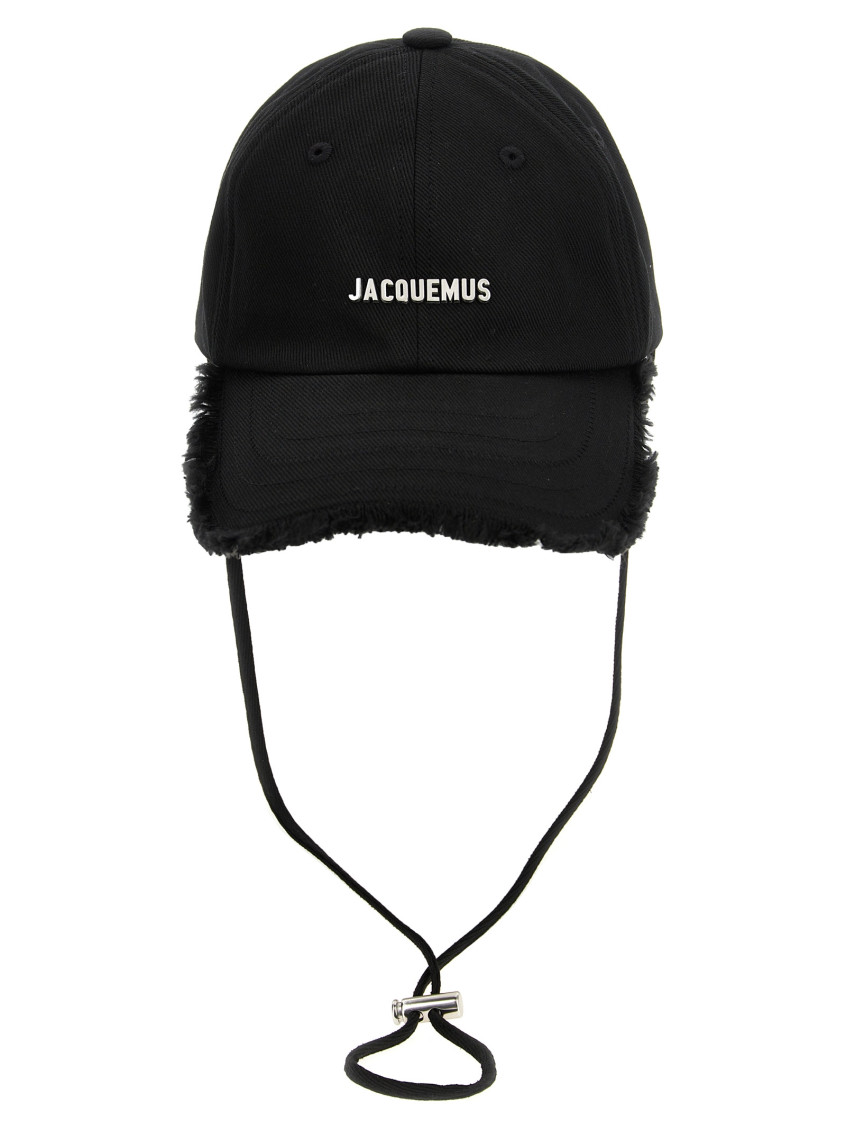 Jacquemus Black La Casquette Artichaut Hat In Black