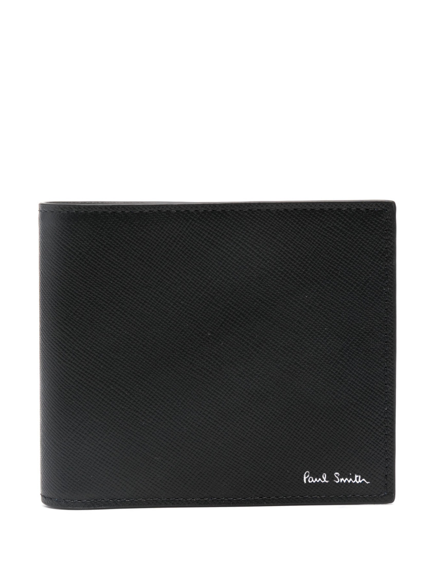 Paul Smith Black Bi-fold Wallet In Brown