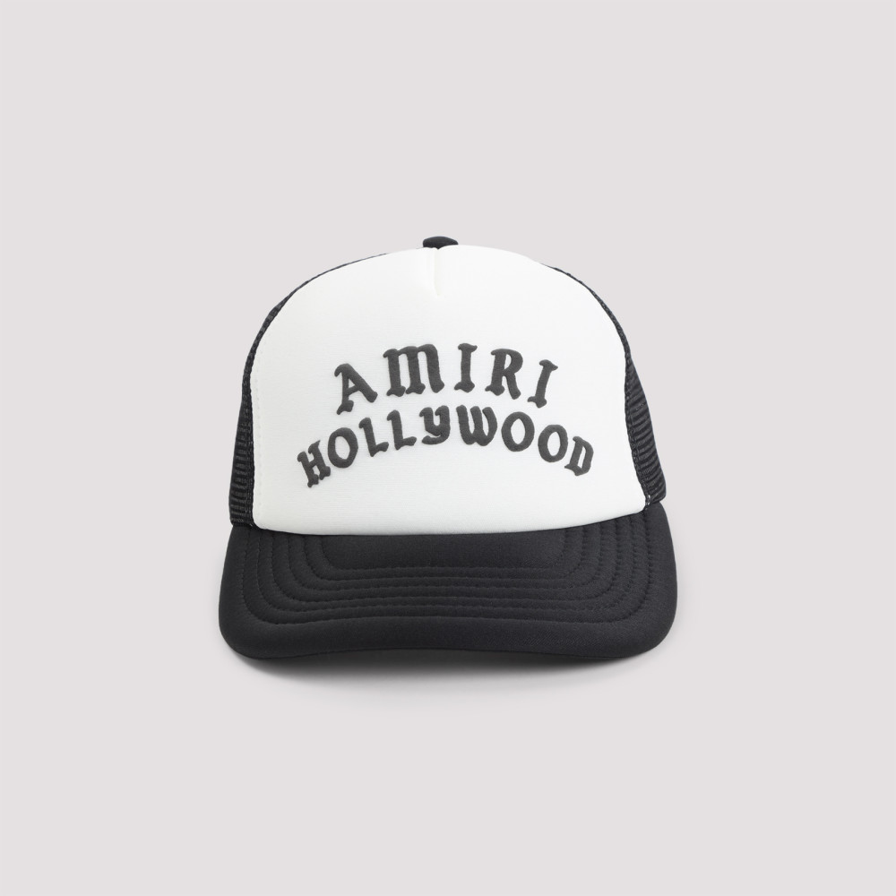Shop Amiri Black Logo Baseball Hat