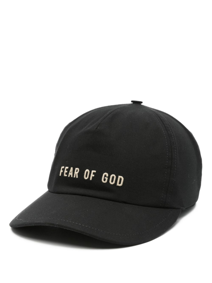 Fear Of God Six-panel Cap With Curved Peak