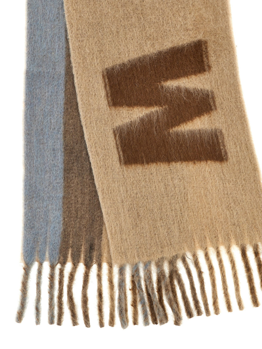 スカーフ MARNI 'Maxi Marni' scarf Beige SCMC0103A0UAW017 Marni Beige Maxi Marni scarf for Women Online USA at Darveys.com
