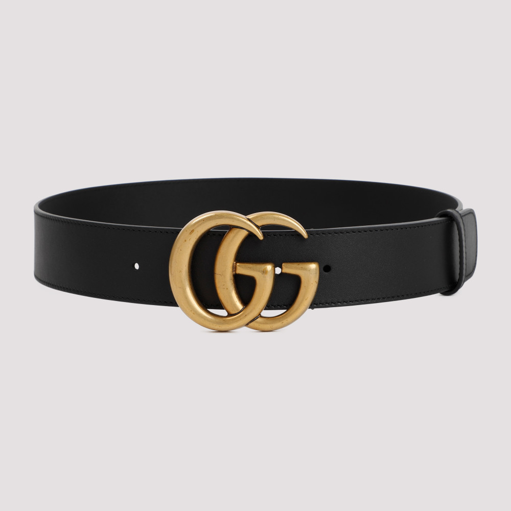 Gucci Black Logo Buckle Belt